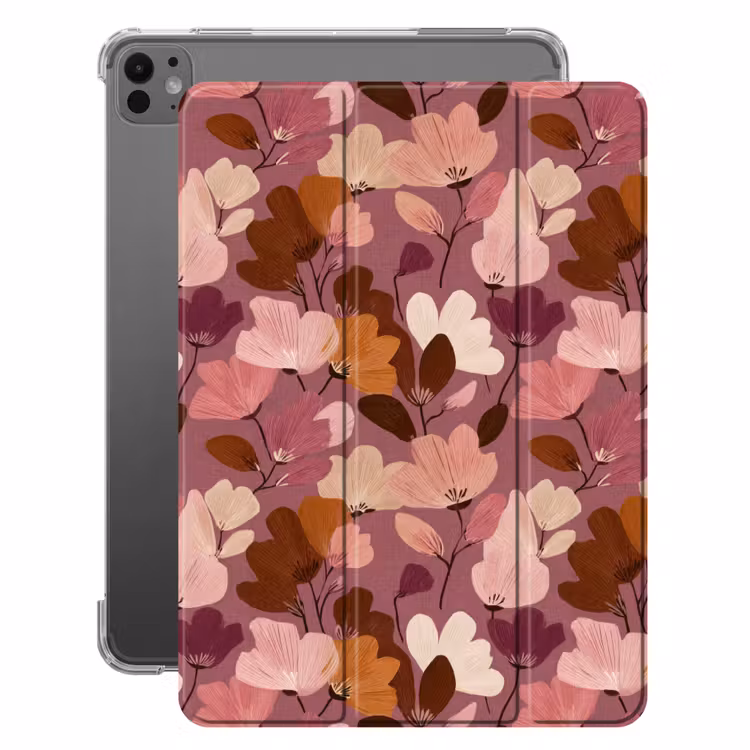 iPad-Hülle - Blume - Muster - Rosa — 1