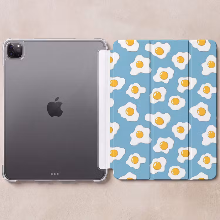 iPad-Hülle - Eier - Eigelb - Blau — 6