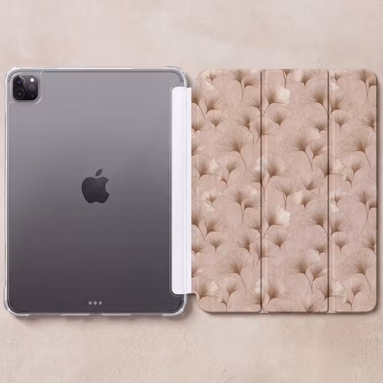 iPad-Hülle - Ginkgo - Muster - Rosa — 6