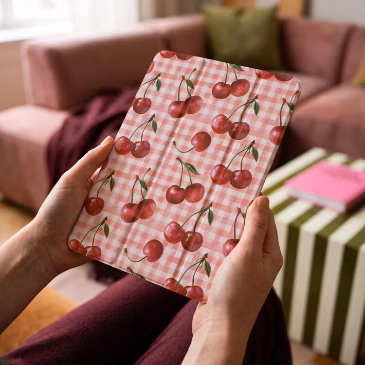iPad-Hülle - Kirsche - Blöcke - Rot — 4