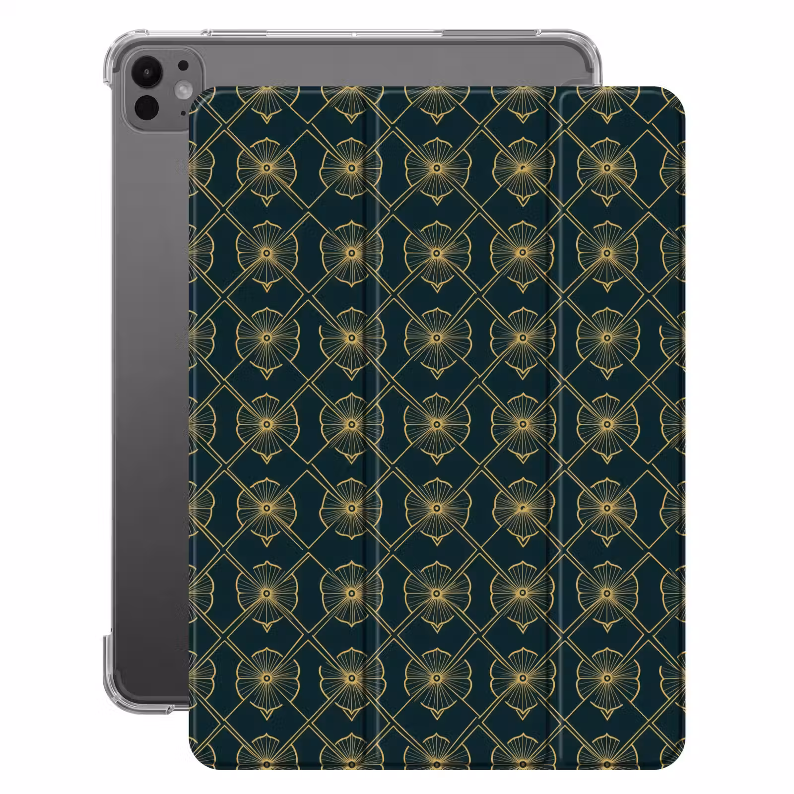 iPad-Hülle - Geometrisch - Elegant - Grün — 1