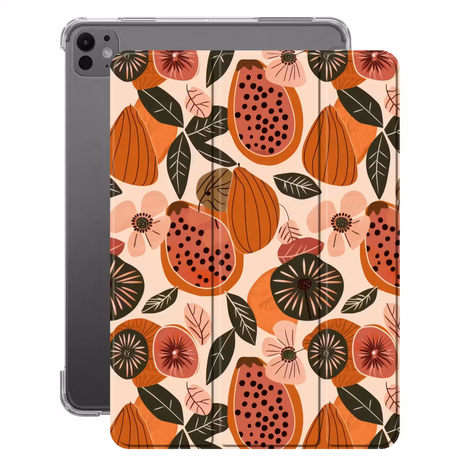 iPad-Hülle - Papaya - Blüte - Orange — 1