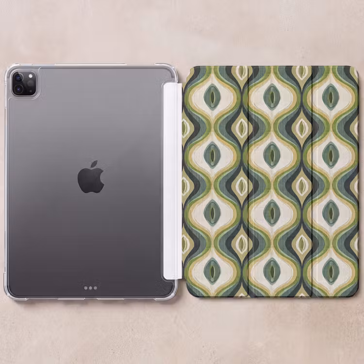 iPad-Hülle - Abstrakt - Rhythmisch - Grün — 6