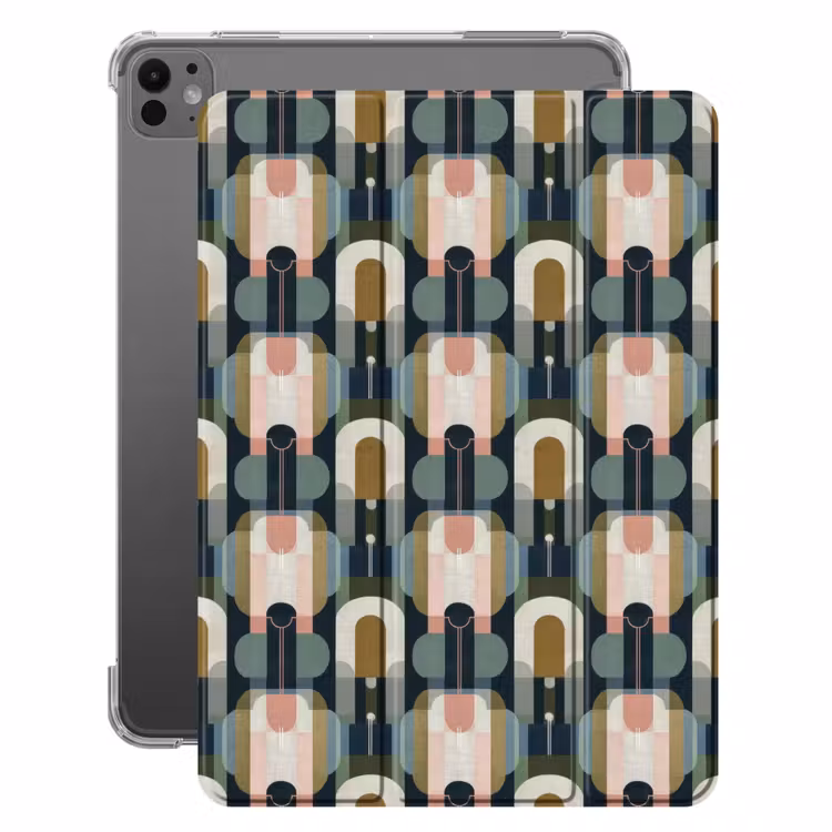 iPad-Hülle - Geografisch - Modern - Farbenfroh — 1
