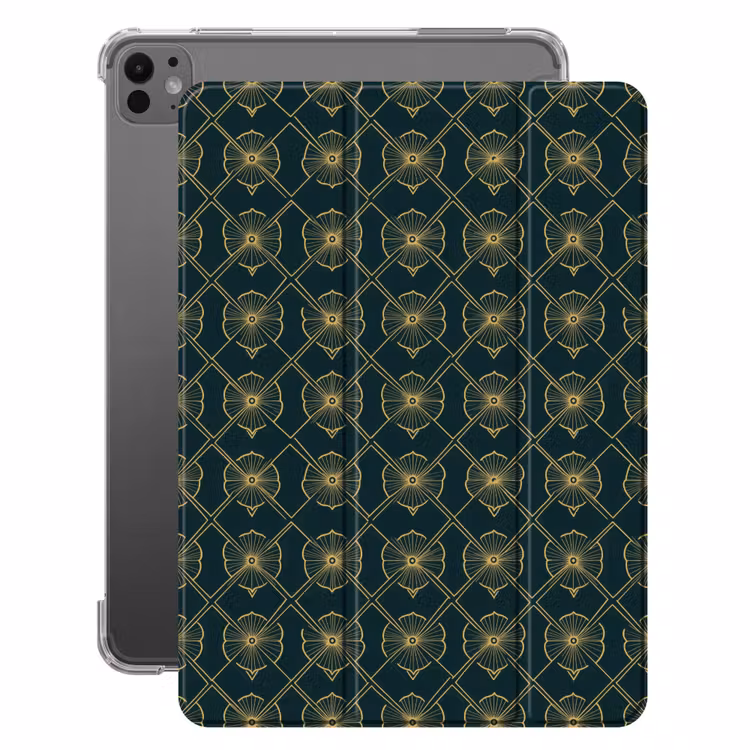 iPad-Hülle - Geometrisch - Elegant - Grün — 1