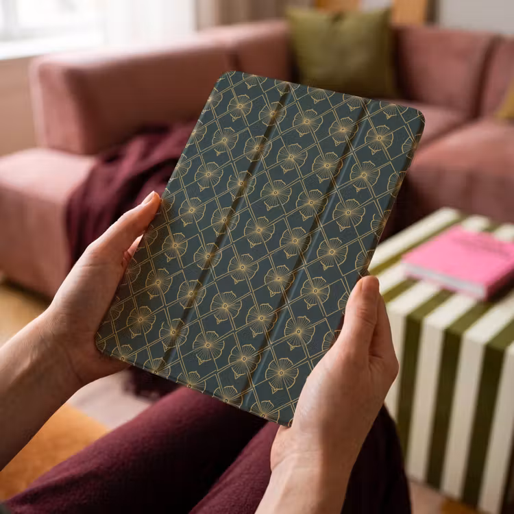 iPad-Hülle - Geometrisch - Elegant - Grün — 4