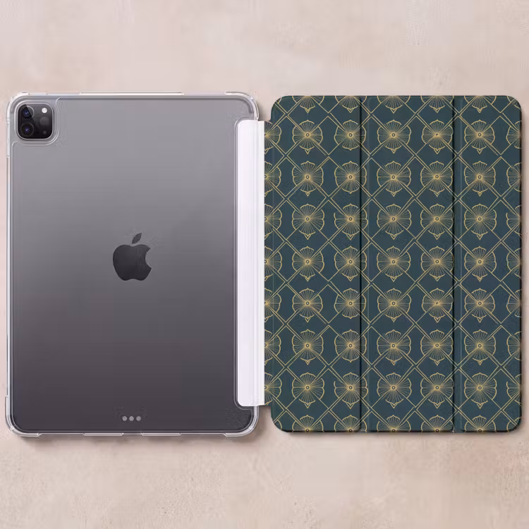 iPad-Hülle - Geometrisch - Elegant - Grün — 6