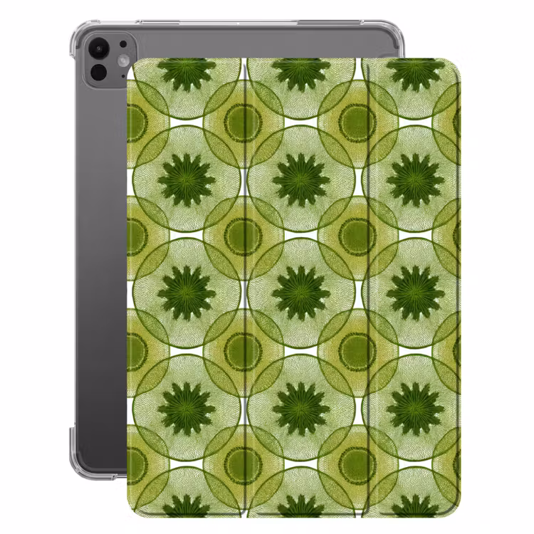 iPad-Hülle - Kreise - Muster - Grün — 1