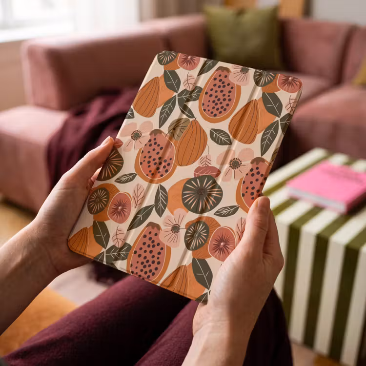 iPad-Hülle - Papaya - Blüte - Orange — 4