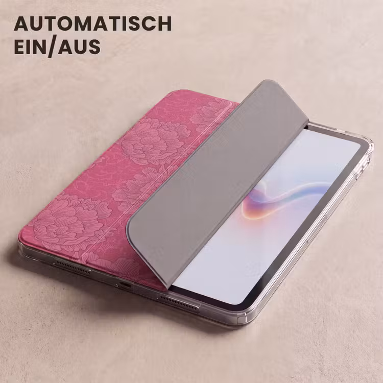 iPad-Hülle - Pfingstrosen - Energetisch - Rosa — 5