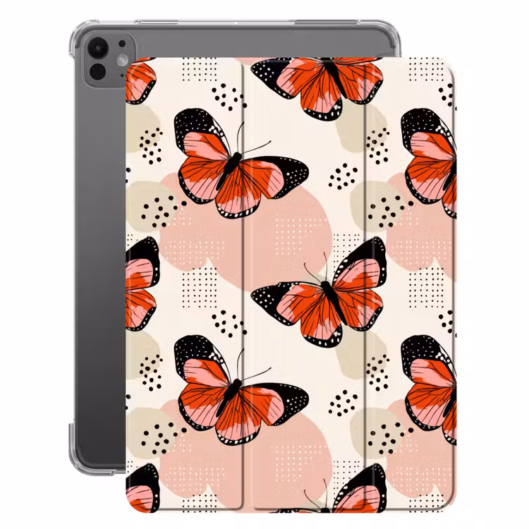 iPad-Hülle - Schmetterlinge - Retro - Farbenfroh — 1