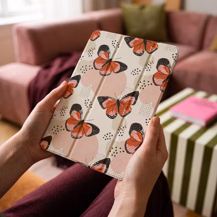 iPad-Hülle - Schmetterlinge - Retro - Farbenfroh — 4