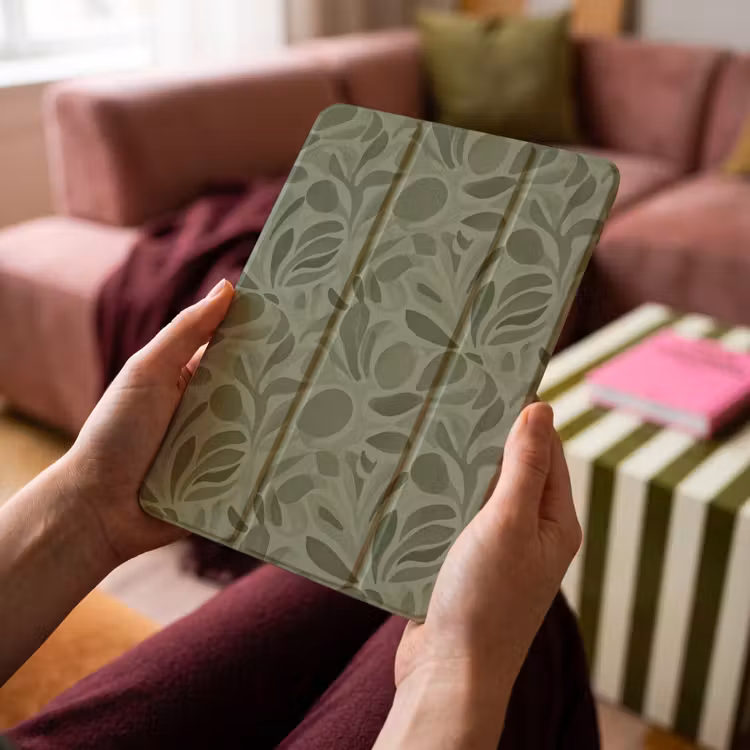 iPad-Hülle - Serene - Blätter - Grün — 4
