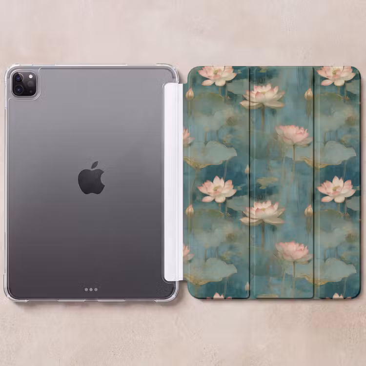 iPad-Hülle - Botanisch - Blumen - Rosa — 6