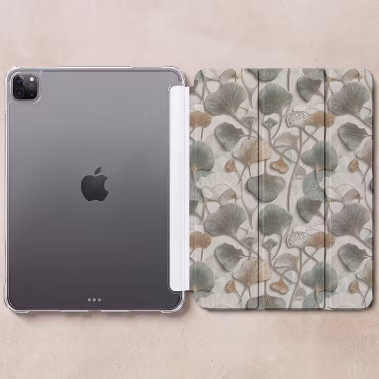 iPad-Hülle - Elegant - Laubig - Grün — 6