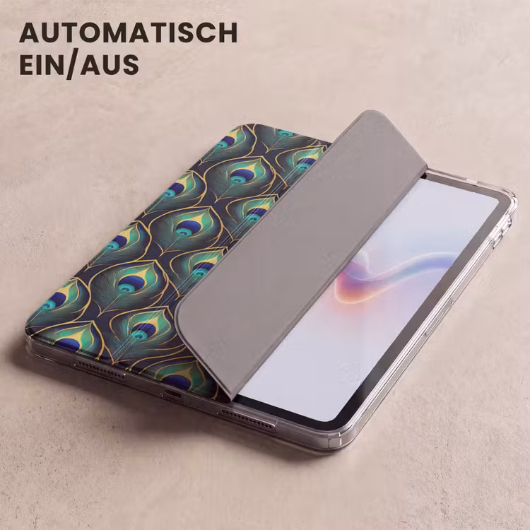 iPad-Hülle - Pfau - Federn - Grün — 5