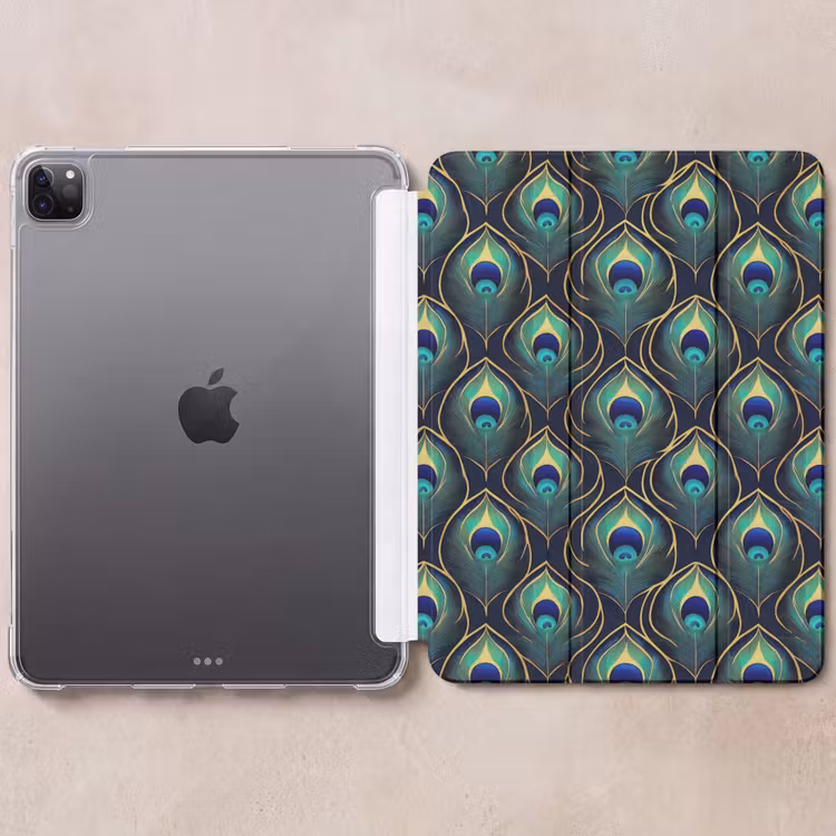 iPad-Hülle - Pfau - Federn - Grün — 6