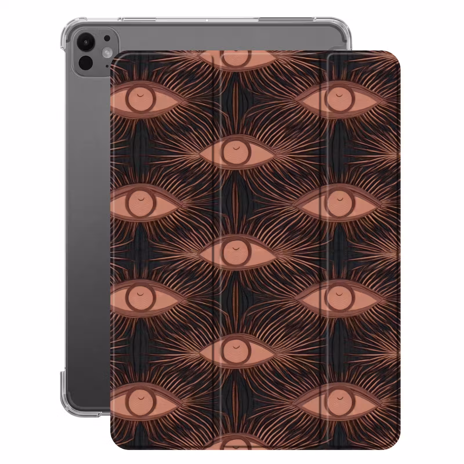 iPad-Hülle - Bohemian - Auge - Braun — 1