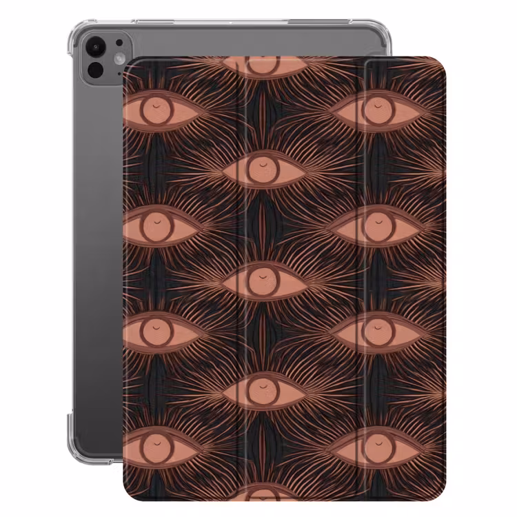 iPad-Hülle - Bohemian - Auge - Braun — 1