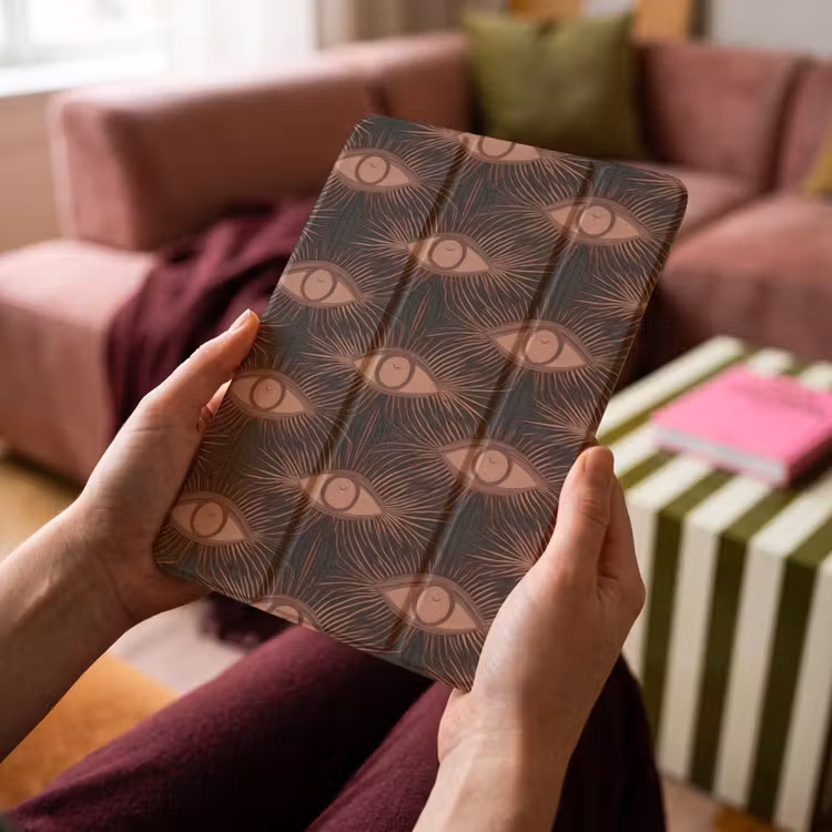 iPad-Hülle - Bohemian - Auge - Braun — 4