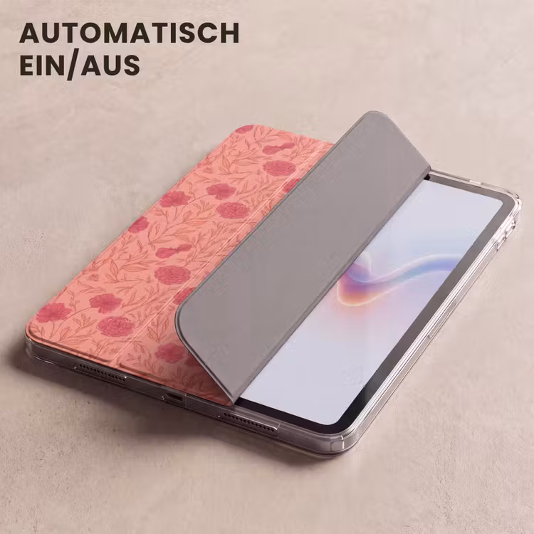 iPad-Hülle - Wiesenblumen - Romantisch - Rosa — 5