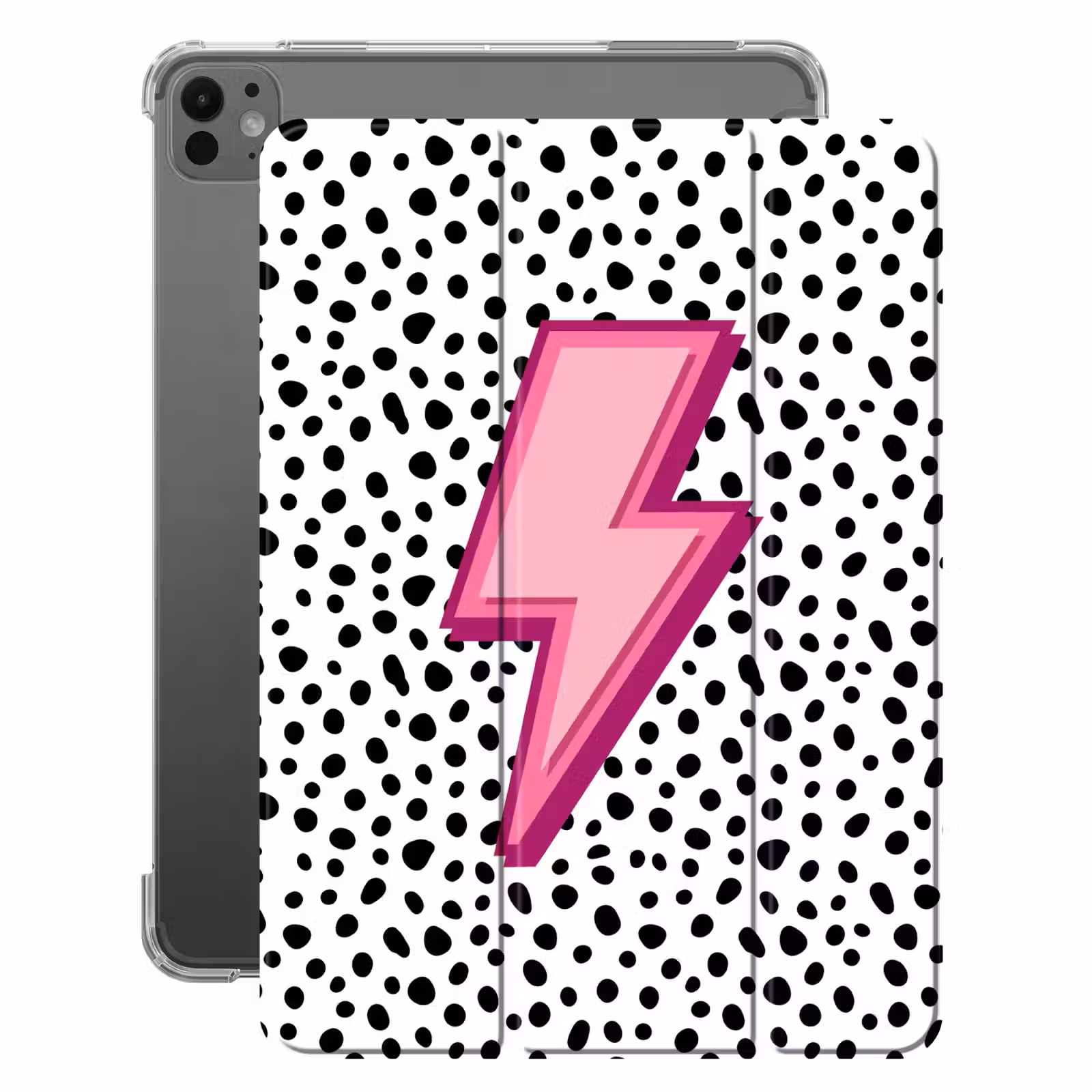 iPad-Hülle - Blitz - Rosa - Punkte — 1