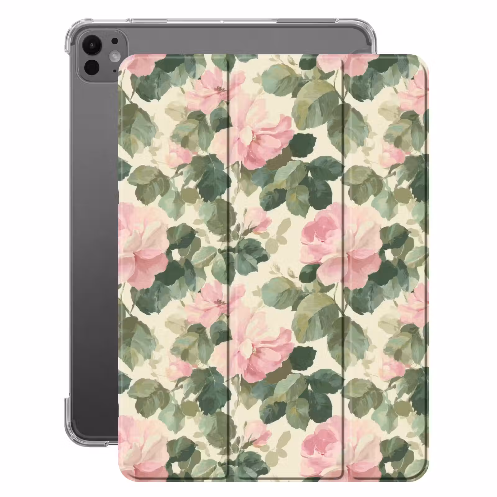 iPad-Hülle - Rosen - Botanisch - Rosa — 1