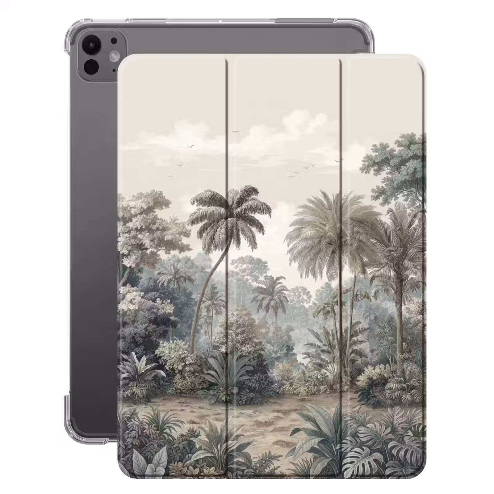iPad-Hülle - Tropisch - Landschaft - Illustration — 1