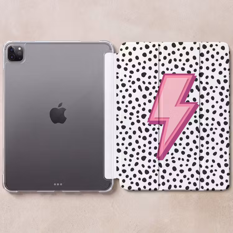 iPad-Hülle - Blitz - Rosa - Punkte — 6