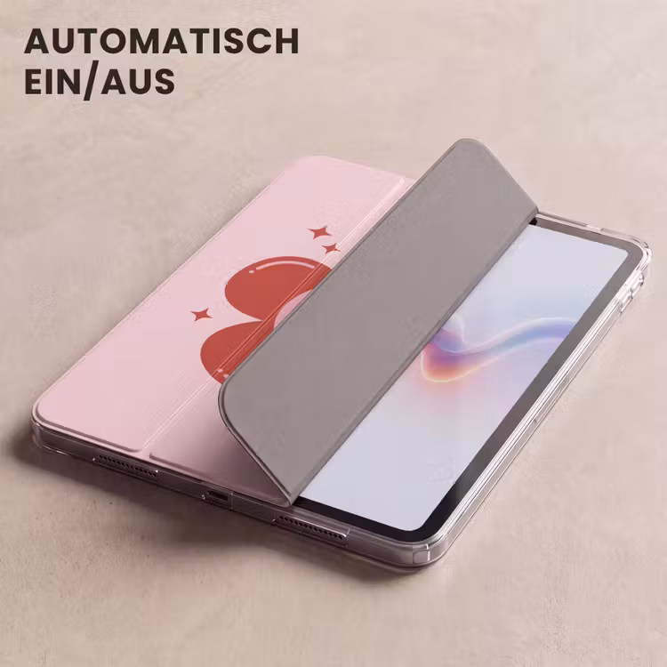 iPad-Hülle - Blume - Rosa - Herzen — 5