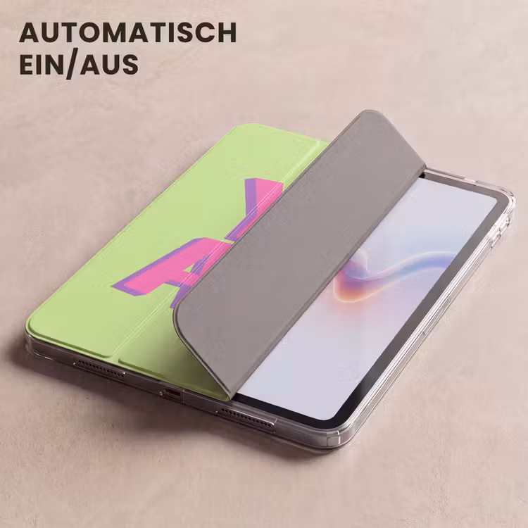 iPad-Hülle - Grün - Neon - Zitat — 5