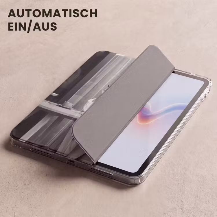 iPad-Hülle - Modern - Frau - Schwarz - Weiß — 5
