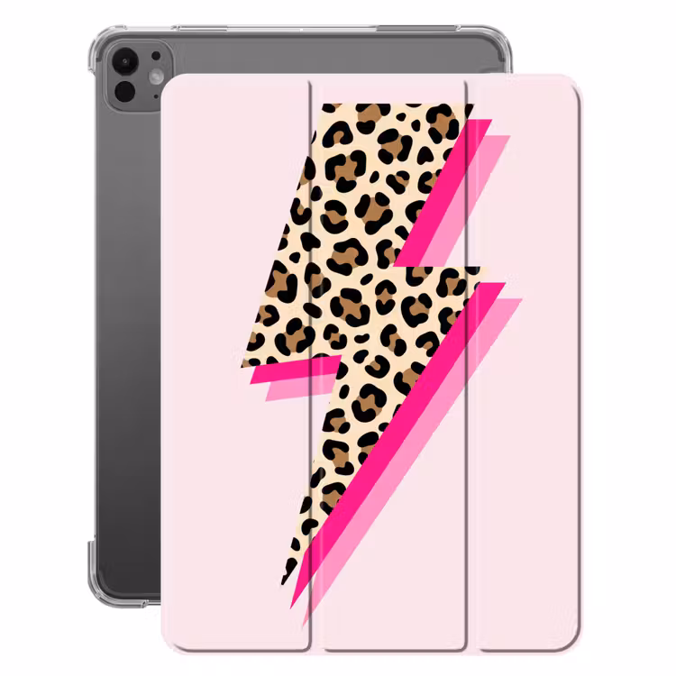 iPad-Hülle - Polka dots - Rosa - Blitz — 1