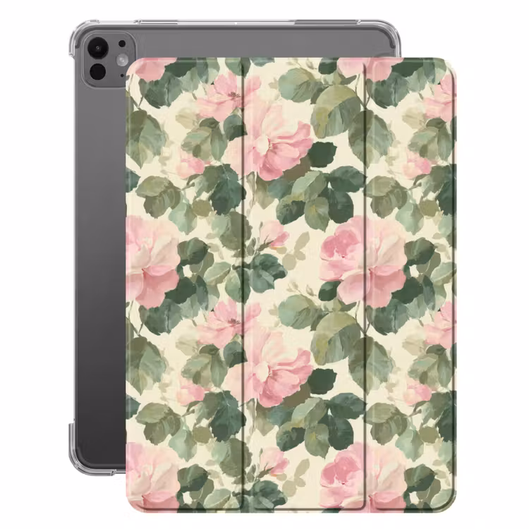 iPad-Hülle - Rosen - Botanisch - Rosa — 1