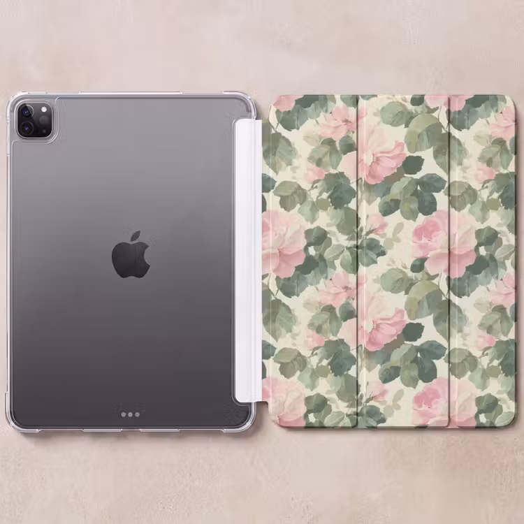 iPad-Hülle - Rosen - Botanisch - Rosa — 6