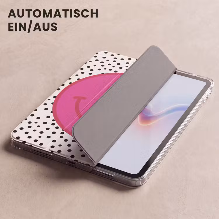 iPad-Hülle - Smiley - Rosa - Punkte — 5