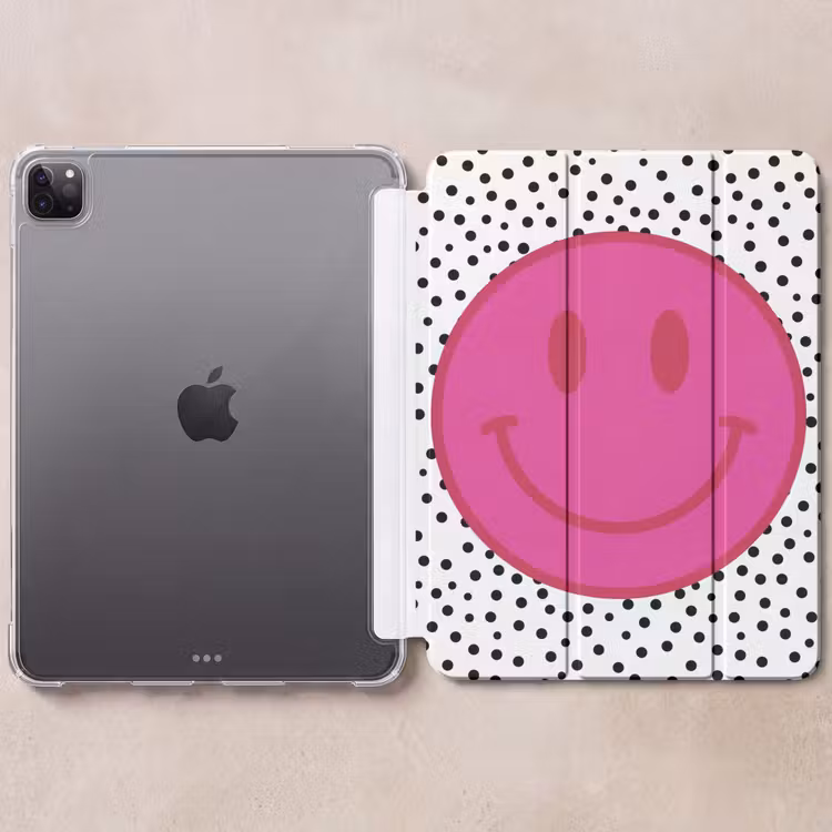 iPad-Hülle - Smiley - Rosa - Punkte — 6