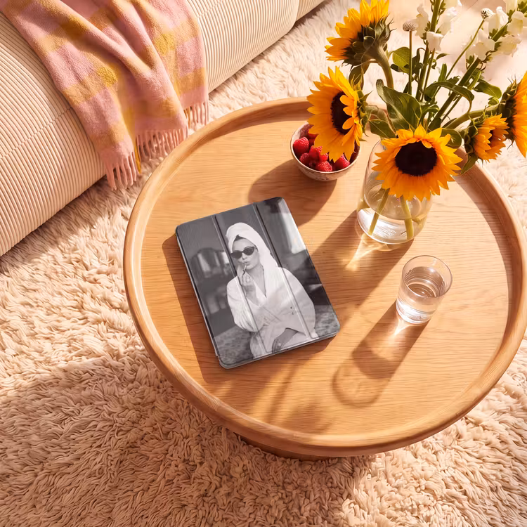 iPad-Hülle - Sonnenbrille - Frauen - Schwarz - Weiß — 2
