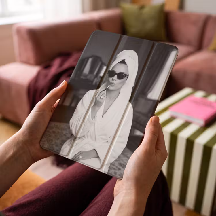 iPad-Hülle - Sonnenbrille - Frauen - Schwarz - Weiß — 4