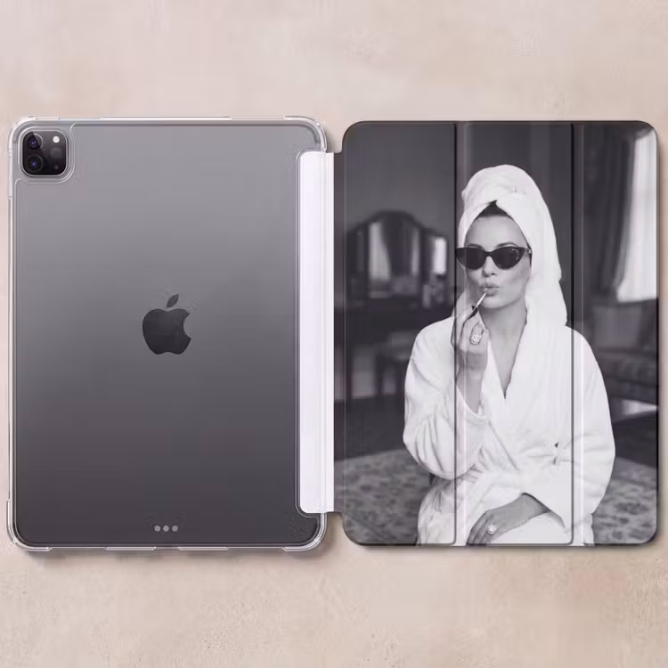iPad-Hülle - Sonnenbrille - Frauen - Schwarz - Weiß — 6