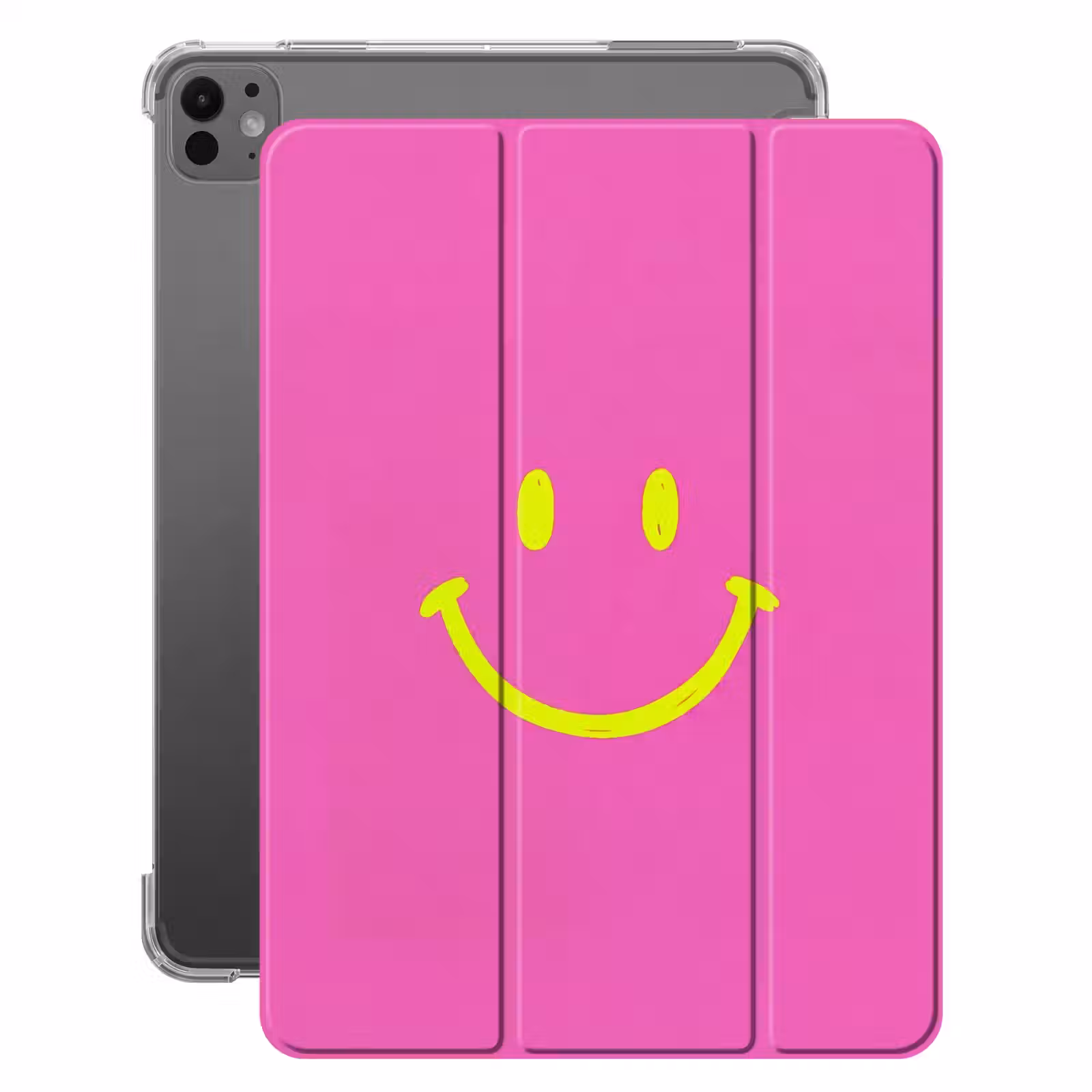 iPad-Hülle - Smiley - Fröhlich - Rosa — 1
