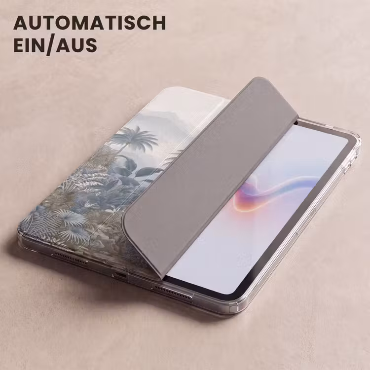 iPad-Hülle - Dschungel - Modern - Blau - Grün — 5