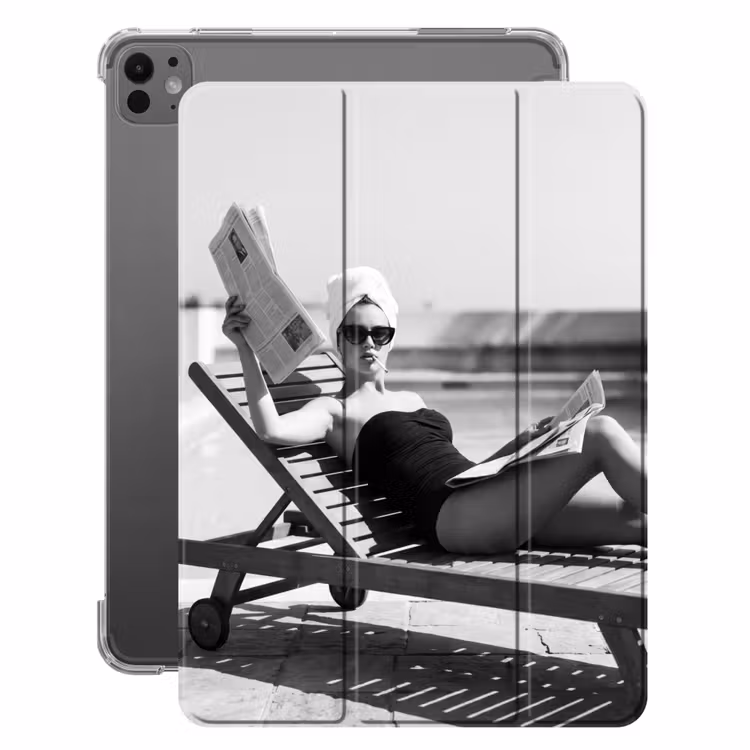 iPad-Hülle - Glamour - Modern - Schwarz - Weiß — 1