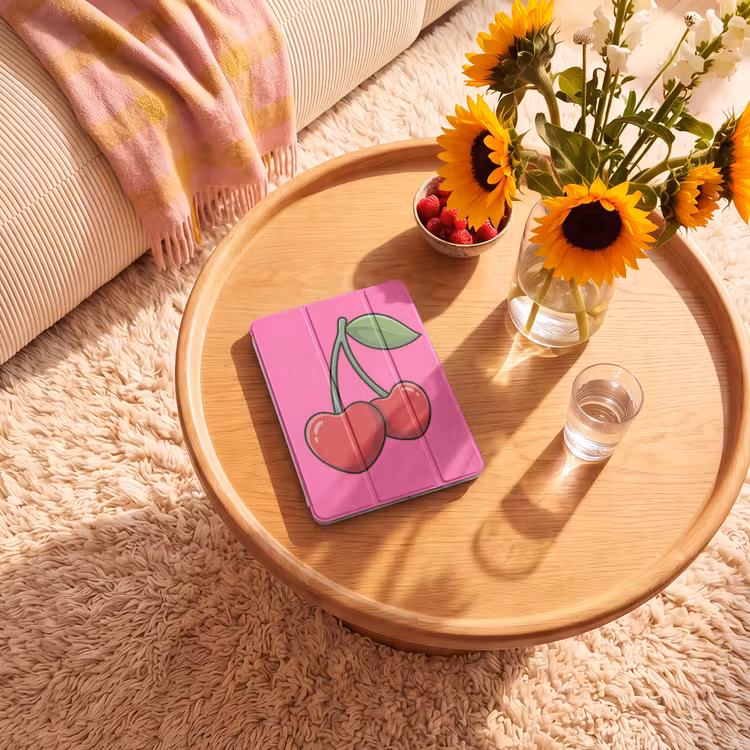 iPad-Hülle - Kirsche - Rosa - Obst — 2