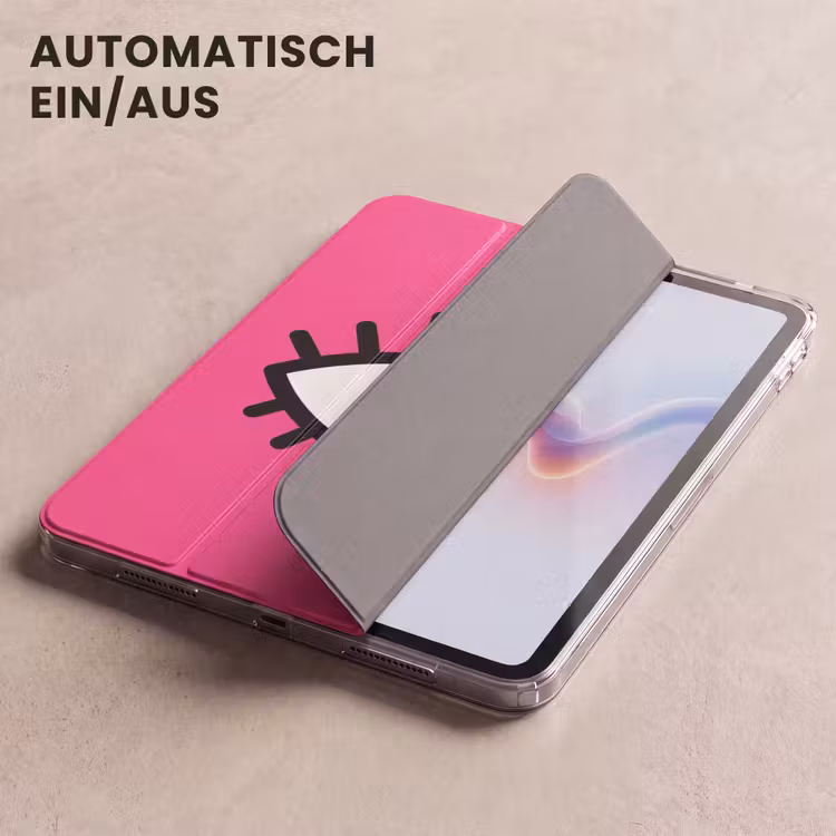 iPad-Hülle - Minimalistisch - Auge - Rosa — 5