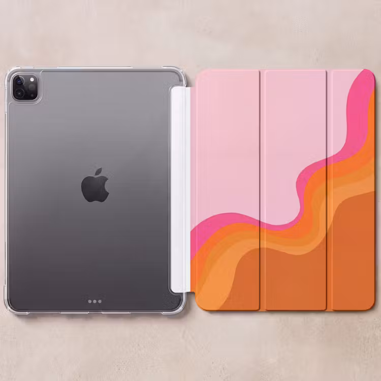 iPad-Hülle - Retro - Wellen - Farbenfroh — 6