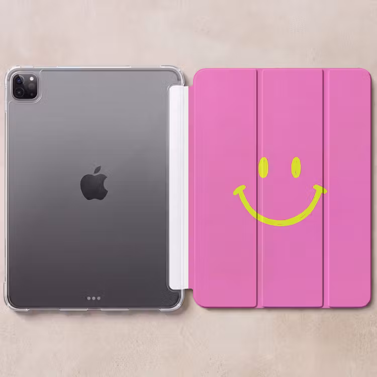 iPad-Hülle - Smiley - Fröhlich - Rosa — 6