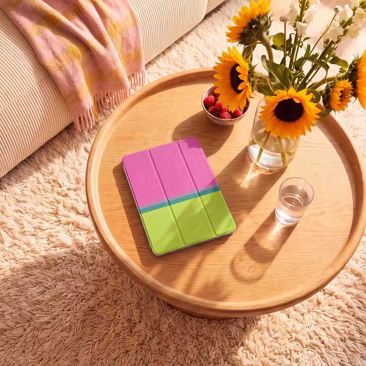 iPad-Hülle - Streifen - Modern - Farbenfroh — 2
