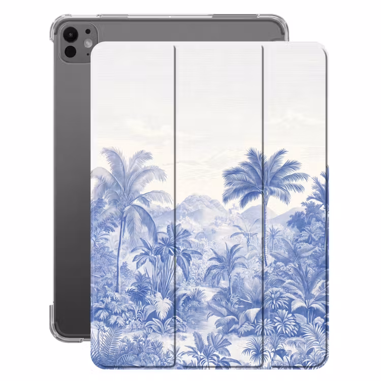 iPad-Hülle - Tropisch - Dschungel - Blau — 1