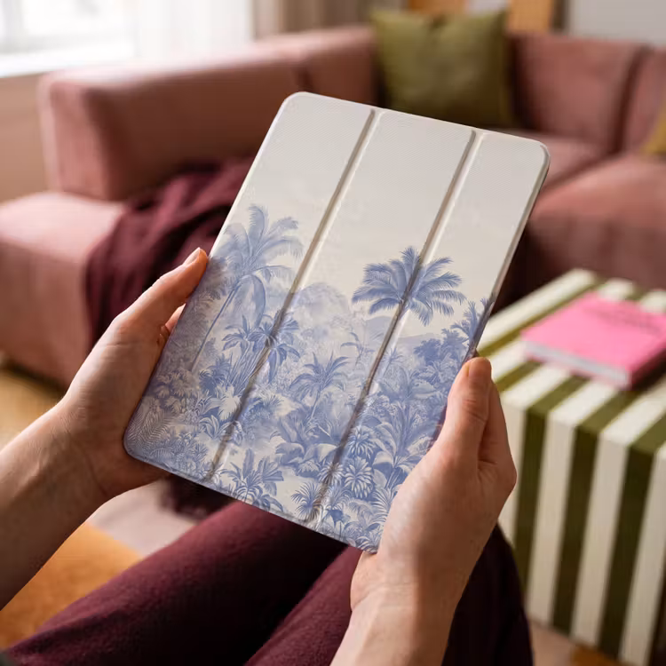 iPad-Hülle - Tropisch - Dschungel - Blau — 4